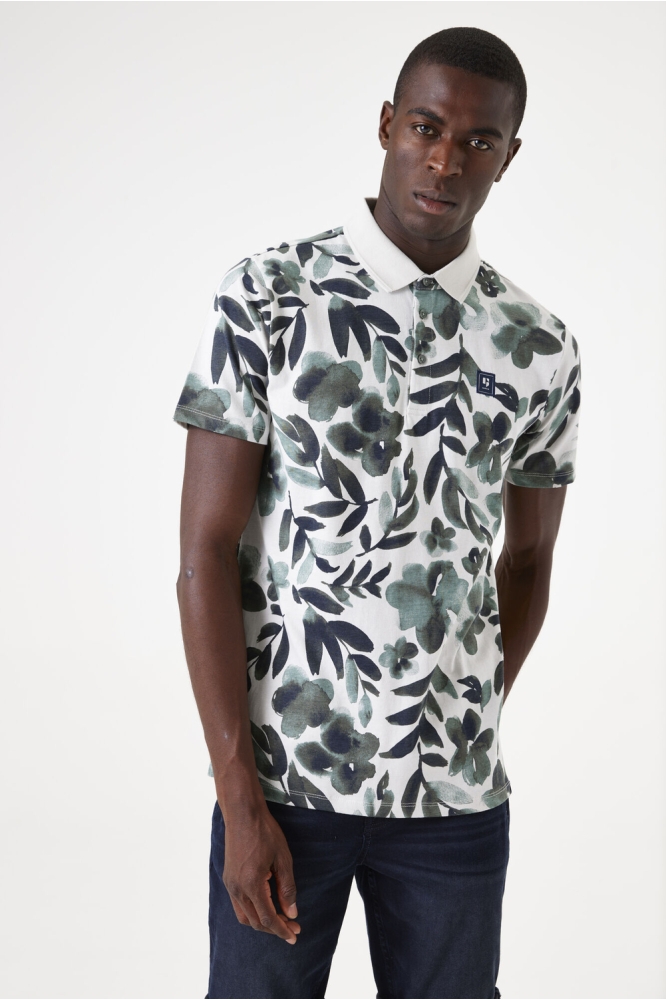 POLO MET PRINT F51020 2540 ASH GREY